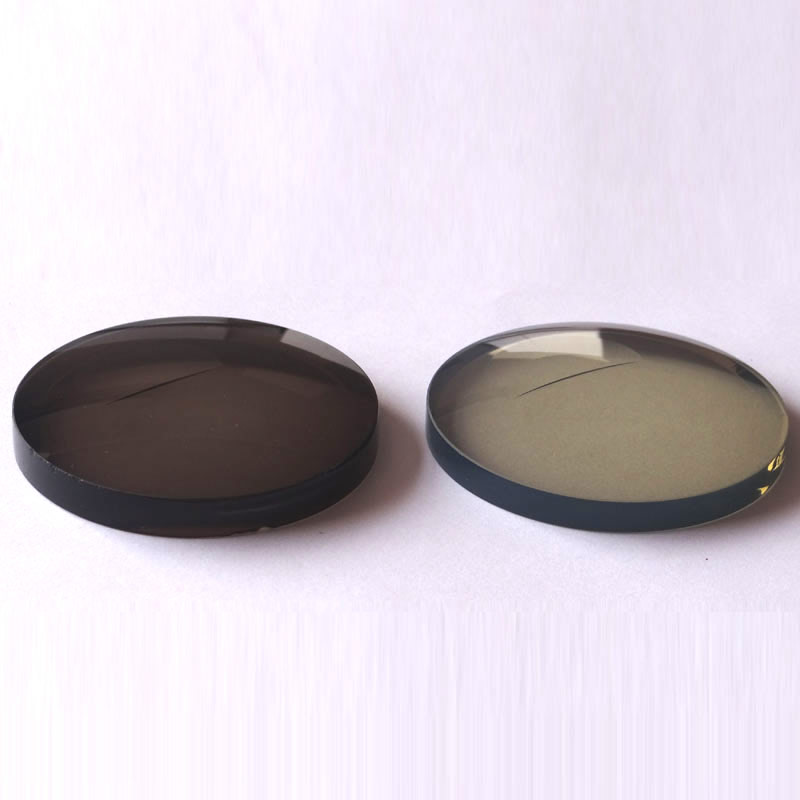 1.523 photochromic grey flat top bifocal lens